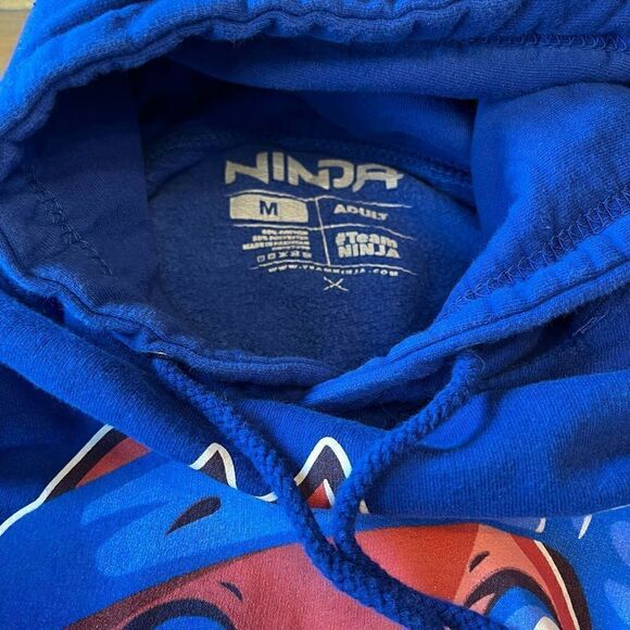 Team Ninja Blue Ninja hoodie - size Medium - Picture 2 of 4